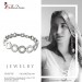 Silberdream SilberDream Armband Kreise 925 Sterling Silber 19,5cm Silberarmband SDA478J Auslauf