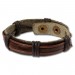 Silberdream SilberDream Lederarmband schwarz Herren Leder Armband LA0014