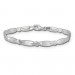 Silberdream SilberDream Armband Muster 925er Silber 18,5cm Silberarmband SDA437J