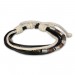 Silberdream SilberDream Lederarmband schwarz Surferarmband Kordel-Armband LA1237W
