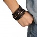 Silberdream SilberDream Lederarmband brown Damen Leder Armband LA2250B Fabrikverkauf