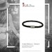 Silberdream SilberDream Leder Armband schwarz mit Edelstahl Verschluss LS1502 Fabrikladen
