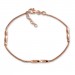 Silberdream SilberDream Armband 925 Sterling Silber rosévergoldet Damen 18cm - 21cm SDA1168E