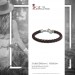 Silberdream SilberDream Lederarmband geflochten braun Edelstahl Armband LAP008B Schlussverkauf