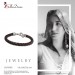 Silberdream SilberDream Lederarmband geflochten braun Edelstahl Armband LAP008B Schlussverkauf