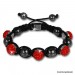 Silberdream Glitzerkugel rot für Sterlinx London Shamballa Armband SHB00R Günstiger Verkauf