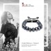Silberdream SilberDream Shamballa Armband Glas schwarz 18 geschliffene Kugeln SDA912 Outlet