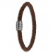 Silberdream SilberDream Leder Armband 5mm braun 20cm Edelstahl Verschluss LAB0220 Auslauf