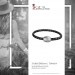Silberdream SilberDream Leder Armband 19cm grau mit Edelstahl Verschluss LS1471 Verkauf