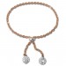 Silberdream SilberDream Armband Glitzer Rose vergoldet 925er Sterling Silber Damen SDA2205E