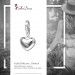 Silberdream SilberDream 925 Silber Charm Herz glanz Armband Anhänger FC3144 Fabrikverkauf