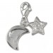 Silberdream SilberDream 925 Charm Mond+Sterne Armband Anhänger FC228W