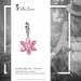 Silberdream SilberDream 925 Charm Blume rosa Armband Ketten Anhänger FC4114 Outlet