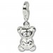 Silberdream SilberDream 925 Silber Charm Bär Armband Anhänger FC620