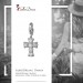 Silberdream SilberDream 925 Charm Kreuz weiß Armband Anhänger FC205W Schlussverkauf
