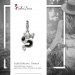 Silberdream SilberDream Glitzer Charm Drache schwarz Zirkonia 925 Silber GSC524S Meist gekauft
