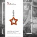 Silberdream SilberDream Glitzer Charm Stern offen orange Zirkonia Kristalle GSC556O Black Friday Preise