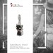 Silberdream SilberDream Glitzer Charm Katze schwarz Zirkonia Kristalle GSC506S im Angebot