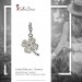 Silberdream SilberDream Glitzer Charm Kleeblatt weiß Zirkonia Kristalle GSC513W Fabrikverkauf