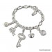 Silberdream SilberDream 925 Charm Schlüssel weiß Armband Anhänger FC241W Blitzverkäufe