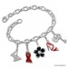 Silberdream SilberDream Charm Schmetterling lila 925er Armband Anhänger FC1045V Auslauf