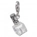 Silberdream SilberDream Charm Parfüm-Flacon Zirkonia 925er Armband Anhänger FC686