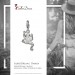 Silberdream SilberDream Glitzer Charm Frosch weiß Zirkonia Kristalle 925er GSC521W Schlussverkauf