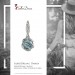 Silberdream SilberDream Charm Zirkonia Kugel aqua Armband Anhänger FC200B Fabrikverkauf