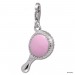 Silberdream SilberDream Charm Handspiegel rosa 925er Armband Anhänger FC689 Outlet