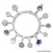 Silberdream SilberDream Charm Stern Zirkonia 925er Silber Armband Anhänger FC903W Meist gekauft