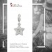 Silberdream SilberDream Charm Stern Zirkonia 925er Silber Armband Anhänger FC903W Meist gekauft