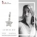 Silberdream SilberDream Charm Stern Zirkonia 925er Silber Armband Anhänger FC903W Meist gekauft
