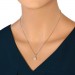 Silberdream SilberDream Halskette Süßwasser Perle weiß Zirkonias 925 Silber Damen SDK1508W Kauf eins, bekomm eins gratis