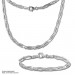 Silberdream SilberDream Collier Kette Blütenblatt 925 Silber 45cm Halskette Damen SDK428 Wochenangebot
