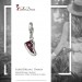 Silberdream SilberDream Glitzer Charm Sneaker lila Zirkonia Kristalle 925 GSC515V Verkauf