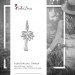 Silberdream SilberDream 925 Silber Charm Palme Armband Anhänger FC3101 Sonderangebot