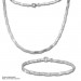 Silberdream SilberDream Collier Kette Design 925 Silber 45cm Halskette Damen SDK427 Weihnachtsangebot