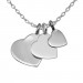 Silberdream SilberDream Kette 3 Herzen 925er Sterling Silber 45cm Halskette SDK8001J Valentinstagsangebot