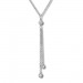 Silberdream SilberDream Collier Kette Zirkonia weiß 925er Silber Damen 45cm SDK27845J Super Sparpreis