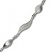 Silberdream SilberDream Collier Kette Wave 925 Silber 45cm Halskette SDK410 Kostenlose Rückgabe