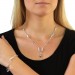 Silberdream SilberDream Collier Kette Wave 925 Silber 45cm Halskette SDK410 Kostenlose Rückgabe