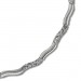 Silberdream SilberDream Collier Wave 925 Silber gehämmert matt 45cm Kette SDK4792O Begrenzte Freigabe