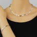 Silberdream SilberDream Collier Kette Fantasie 925 Silber 45cm Halskette Damen SDK468J Rabatt