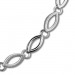 Silberdream SilberDream Collier Kette Oval 925er Silber 44cm Damen Halskette SDK466J Valentinstagsangebot