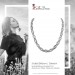 Silberdream SilberDream Collier Kette Oval 925er Silber 44cm Damen Halskette SDK466J Valentinstagsangebot