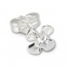 Silberdream SilberDream Ohrringe Blume weiß 925 Silber Ohrstecker SDO508W Tiefpreis