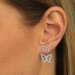 Silberdream SilberDream Ohrstecker Dangle Ear Cuff Schmetterling 925 Silber Ohrringe GSO448W Begrenzte Freigabe