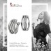 Silberdream SilberDream Creole Quadro Zirkonia weiß 925 Sterling Silber Damen SDO4414W Letzte 2 Tage