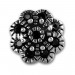 Silberdream SilberDream Ohrstecker Blume Zirkonia schwarz 925er Silber Damen SDO8519S Bis zu 55% Rabatt