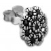Silberdream SilberDream Ohrstecker Blume Zirkonia schwarz 925er Silber Damen SDO8519S Bis zu 55% Rabatt